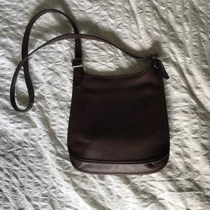 Vintage coach saddle bag purse